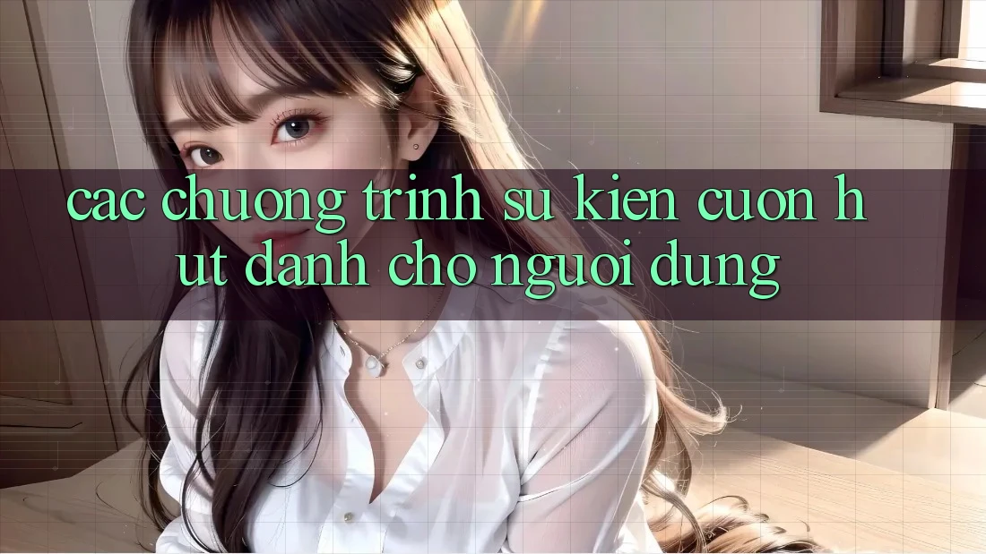 Các Chương Trình Sự kiện Cuốn hút Dành Cho Người dùng Các Chương Trình Sự kiện Cuốn hút Dành Cho Người dùng