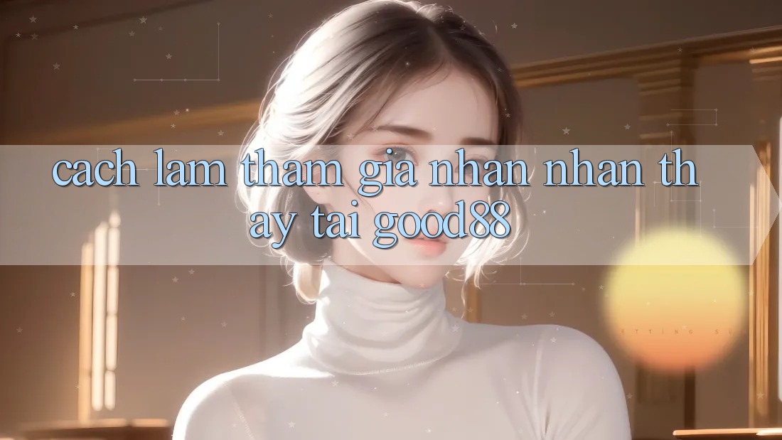 Cách làm Tham Gia Nhận nhận thấy Tại Good88 Cách làm Tham Gia Nhận nhận thấy Tại Good88