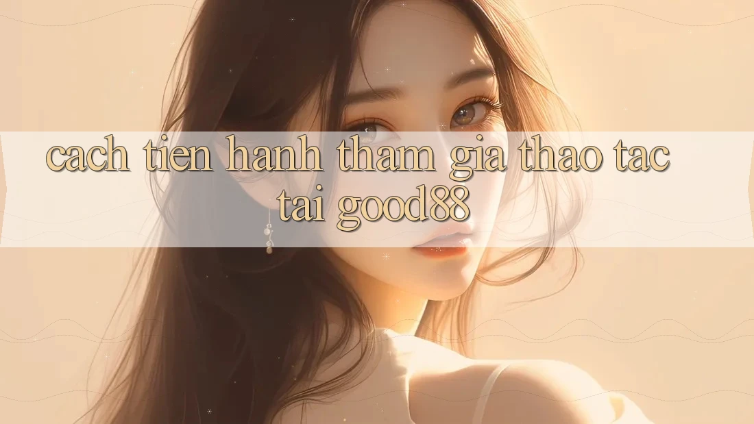 Cách tiến hành Tham Gia Thao tác Tại Good88
