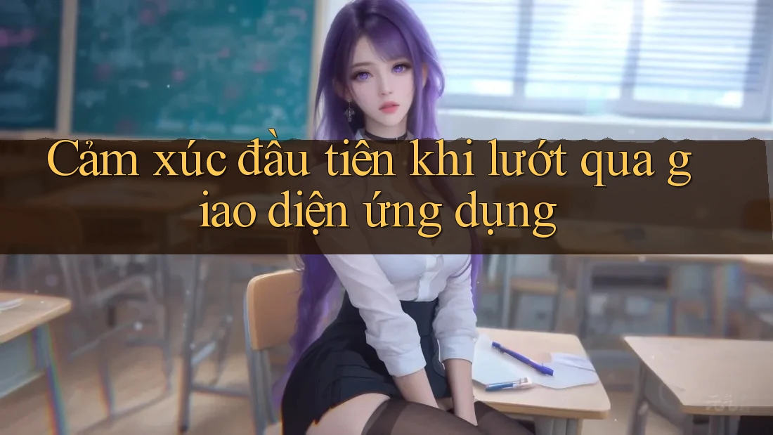 Cảm xúc đầu tiên khi lướt qua giao diện ứng dụng