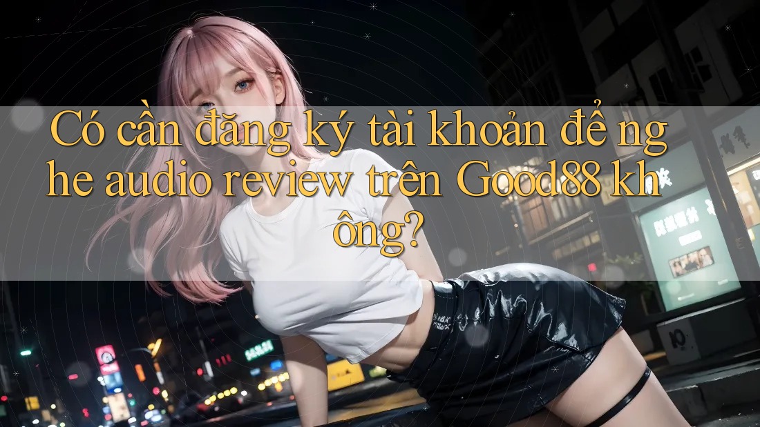 Có cần đăng ký tài khoản để nghe audio review trên Good88 không? Có cần đăng ký tài khoản để nghe audio review trên Good88 không?