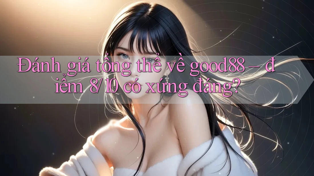 Đánh giá tổng thể về good88 – điểm 8/10 có xứng đáng? Đánh giá tổng thể về good88 – điểm 8/10 có xứng đáng?