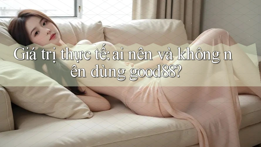 Giá trị thực tế: ai nên và không nên dùng good88?