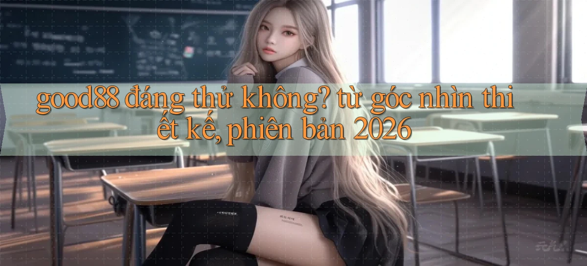 good88 đáng thử không từ góc nhìn thiết kế, phiên bản 2026