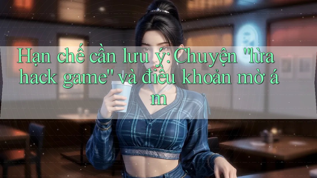Hạn chế cần lưu ý: Chuyện “lừa hack game” và điều khoản mờ ám Hạn chế cần lưu ý: Chuyện “lừa hack game” và điều khoản mờ ám