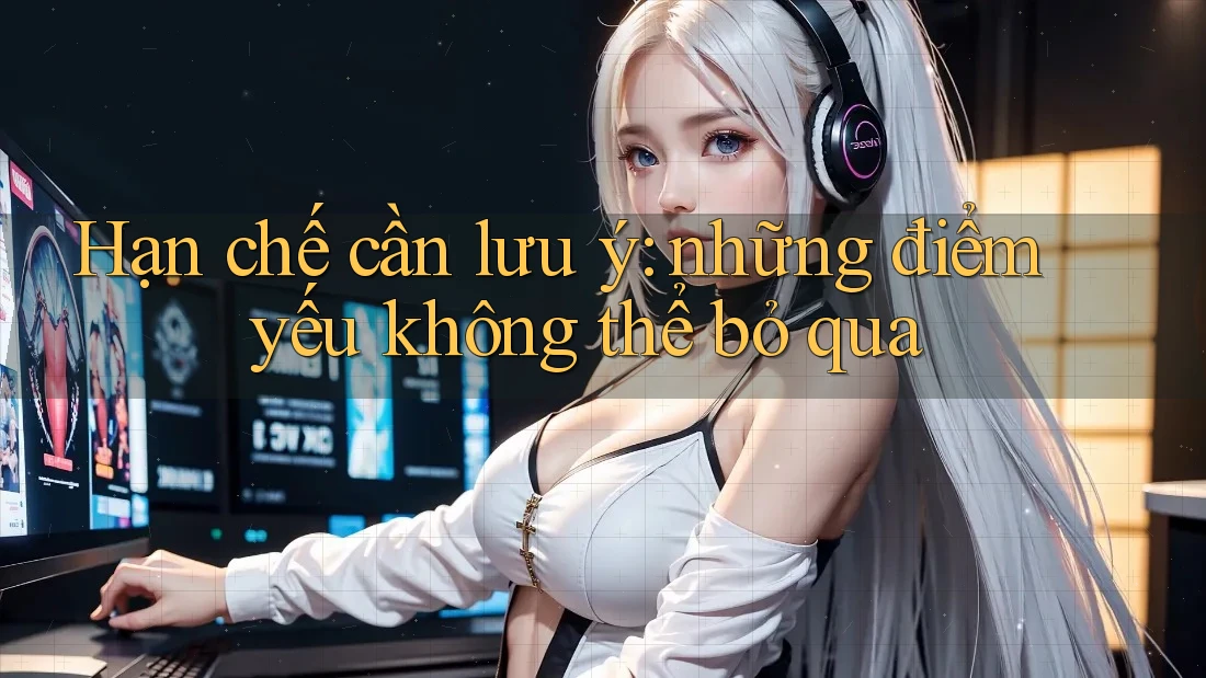 Hạn chế cần lưu ý: những điểm yếu không thể bỏ qua Hạn chế cần lưu ý: những điểm yếu không thể bỏ qua