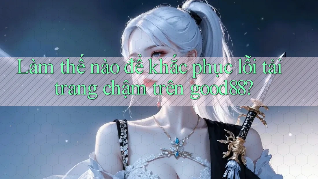 Làm thế nào để khắc phục lỗi tải trang chậm trên good88? Làm thế nào để khắc phục lỗi tải trang chậm trên good88?