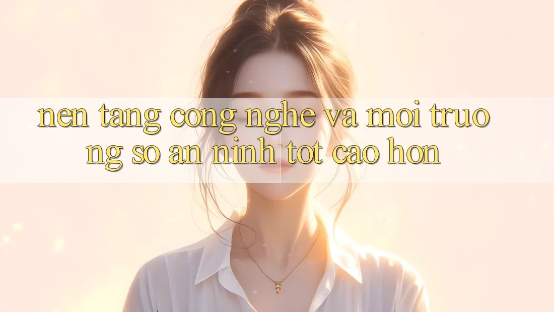 Nền Tảng Công Nghệ Và Môi trường số An ninh Tốt cao hơn