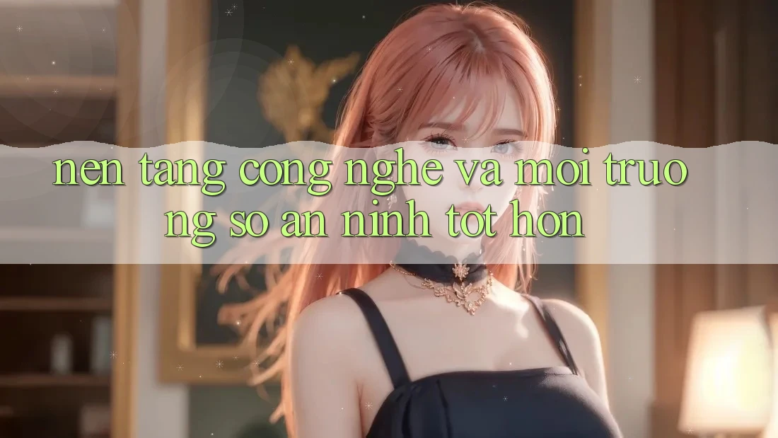 Nền Tảng Công Nghệ Và Môi trường số An ninh Tốt hơn