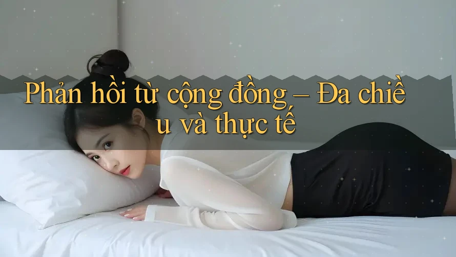 Phản hồi từ cộng đồng – đa chiều và thực tế Phản hồi từ cộng đồng – đa chiều và thực tế