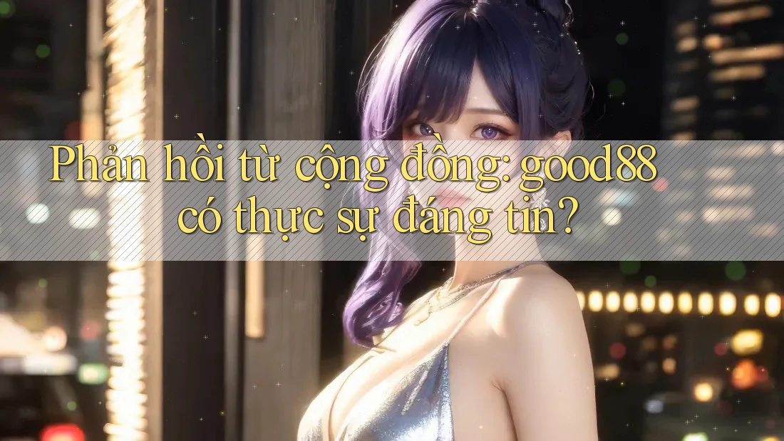 Phản hồi từ cộng đồng: good88 có thực sự đáng tin? Phản hồi từ cộng đồng: good88 có thực sự đáng tin?
