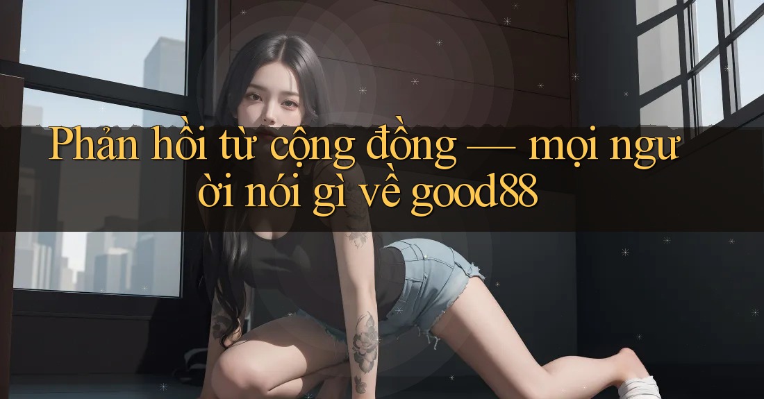 Phản hồi từ cộng đồng — mọi người nói gì về good88 Phản hồi từ cộng đồng — mọi người nói gì về good88