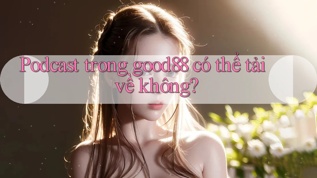 Podcast trong good88 có thể tải về không? Podcast trong good88 có thể tải về không?