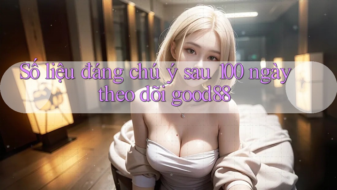 Số liệu đáng chú ý sau 100 ngày theo dõi good88 Số liệu đáng chú ý sau 100 ngày theo dõi good88