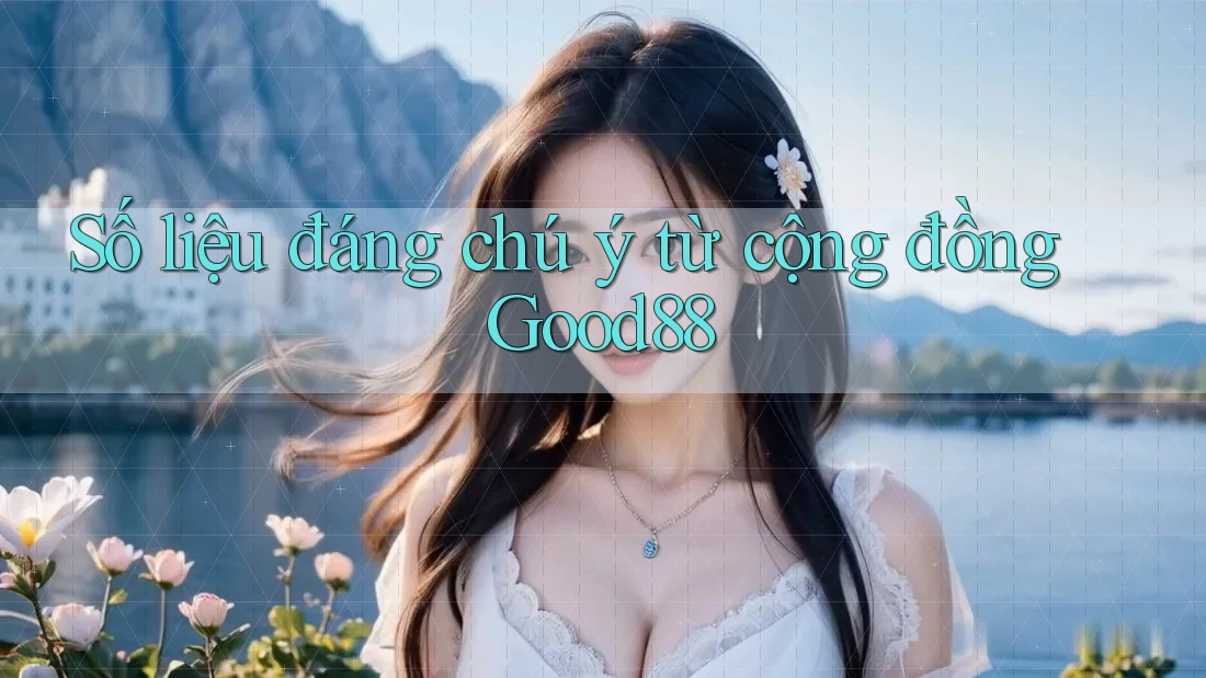 Số liệu đáng chú ý từ cộng đồng Good88 Số liệu đáng chú ý từ cộng đồng Good88