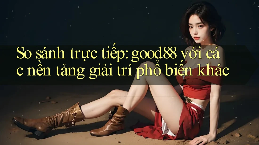So sánh trực tiếp: good88 với các nền tảng giải trí phổ biến khác