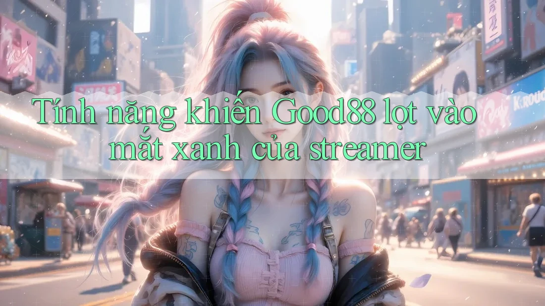 Tính năng khiến Good88 lọt vào mắt xanh của streamer