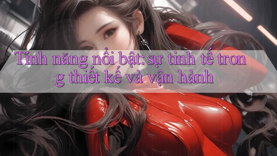 Tính năng nổi bật: sự tinh tế trong thiết kế và vận hành Tính năng nổi bật: sự tinh tế trong thiết kế và vận hành