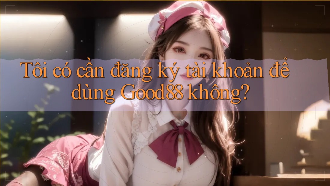 Tôi có cần đăng ký tài khoản để dùng Good88 không?
