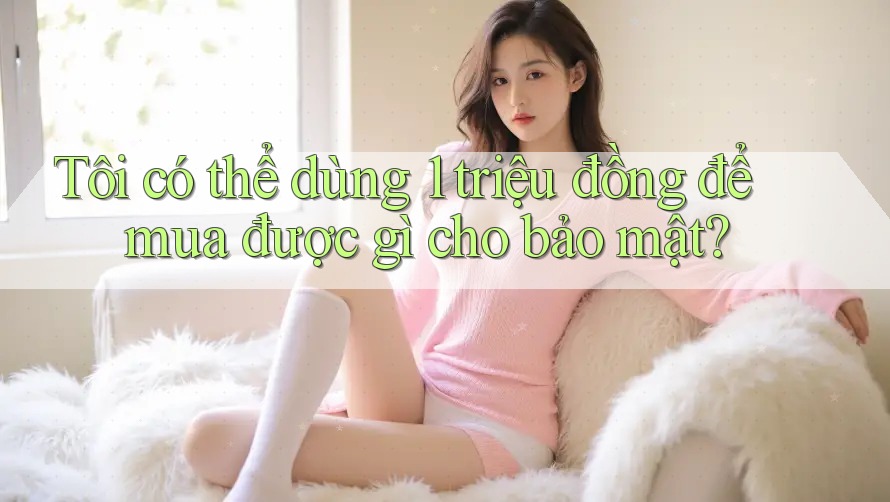 Tôi có thể dùng 1 triệu đồng để mua được gì cho bảo mật?