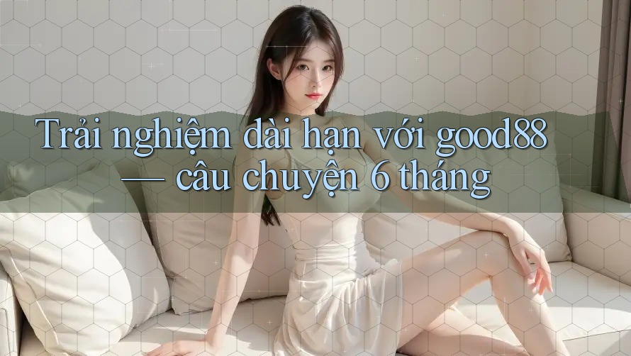 Trải nghiệm dài hạn với good88 — câu chuyện 6 tháng Trải nghiệm dài hạn với good88 — câu chuyện 6 tháng