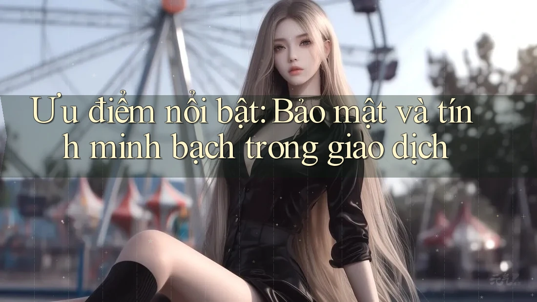 Ưu điểm nổi bật: Bảo mật và tính minh bạch trong giao dịch Ưu điểm nổi bật: Bảo mật và tính minh bạch trong giao dịch